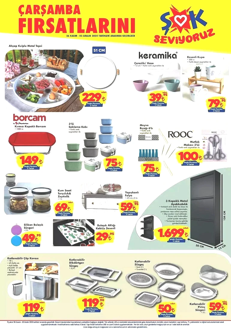 26 Kasım ŞOK Aktüel Katalog: Elektronikten Ev Tekstiline Büyük İndirimler resim: 0