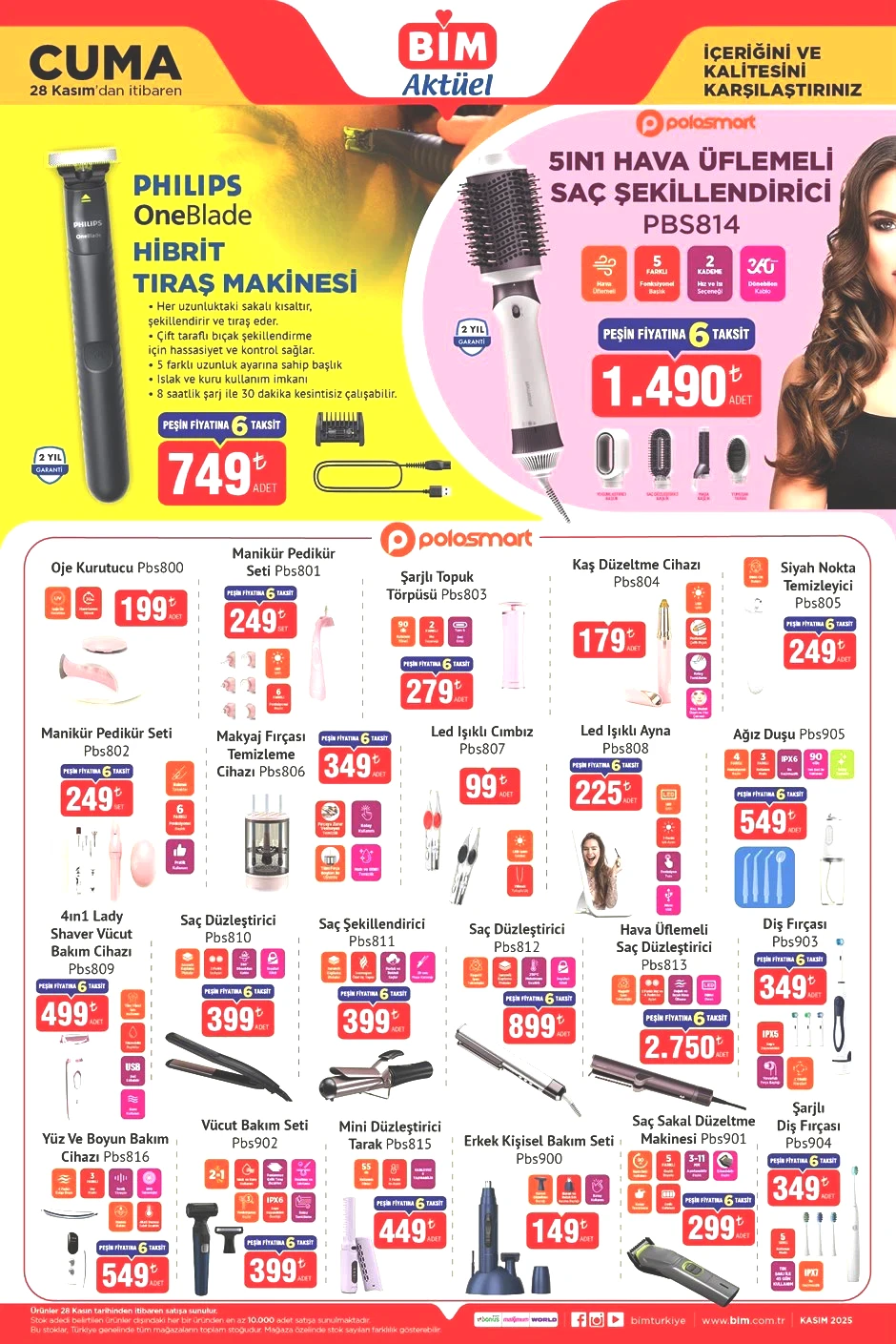 28 Kasım 2 Aralık 2025 B İ M Aktüel Ürünler Kataloğu Bu Hafta B İ M’de Hangi Ürünler Indirimde
