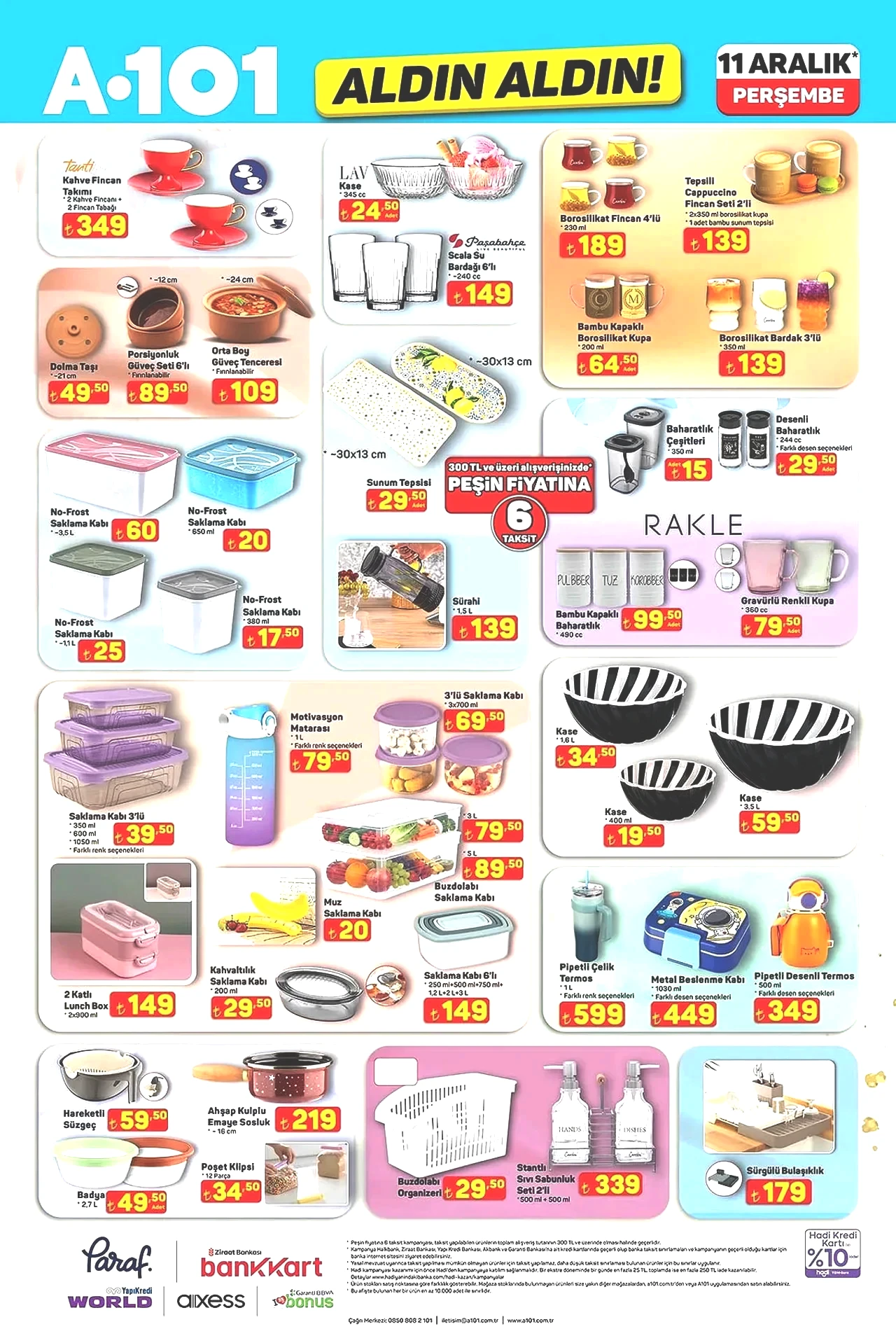 11 Aralık A101 aktüel ürünler merak ediliyor! Bu hafta A101'de hangi ürünler bulunacak?